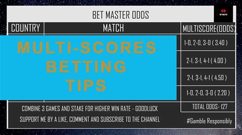 Multi score bet - Exploring a Diverse Wagering Strategy